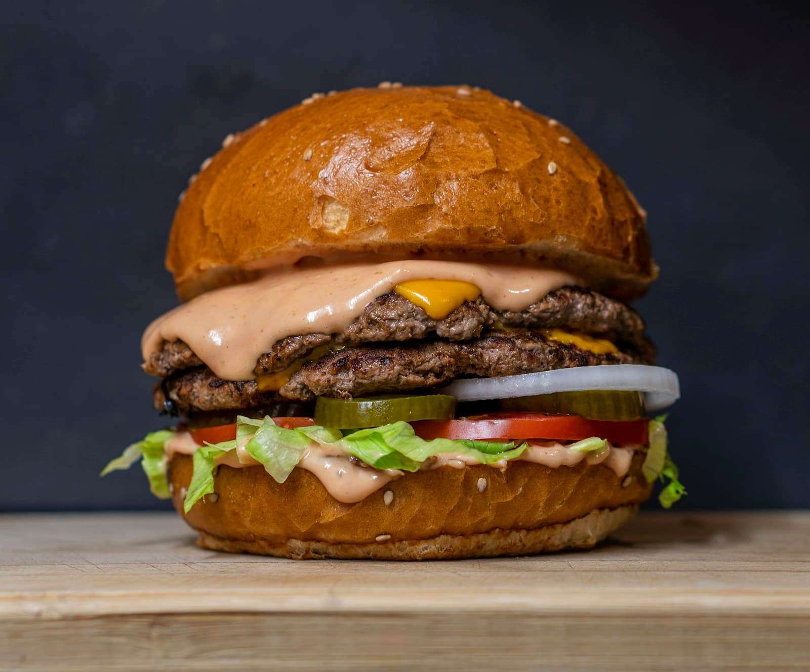 Market Burger representative serving