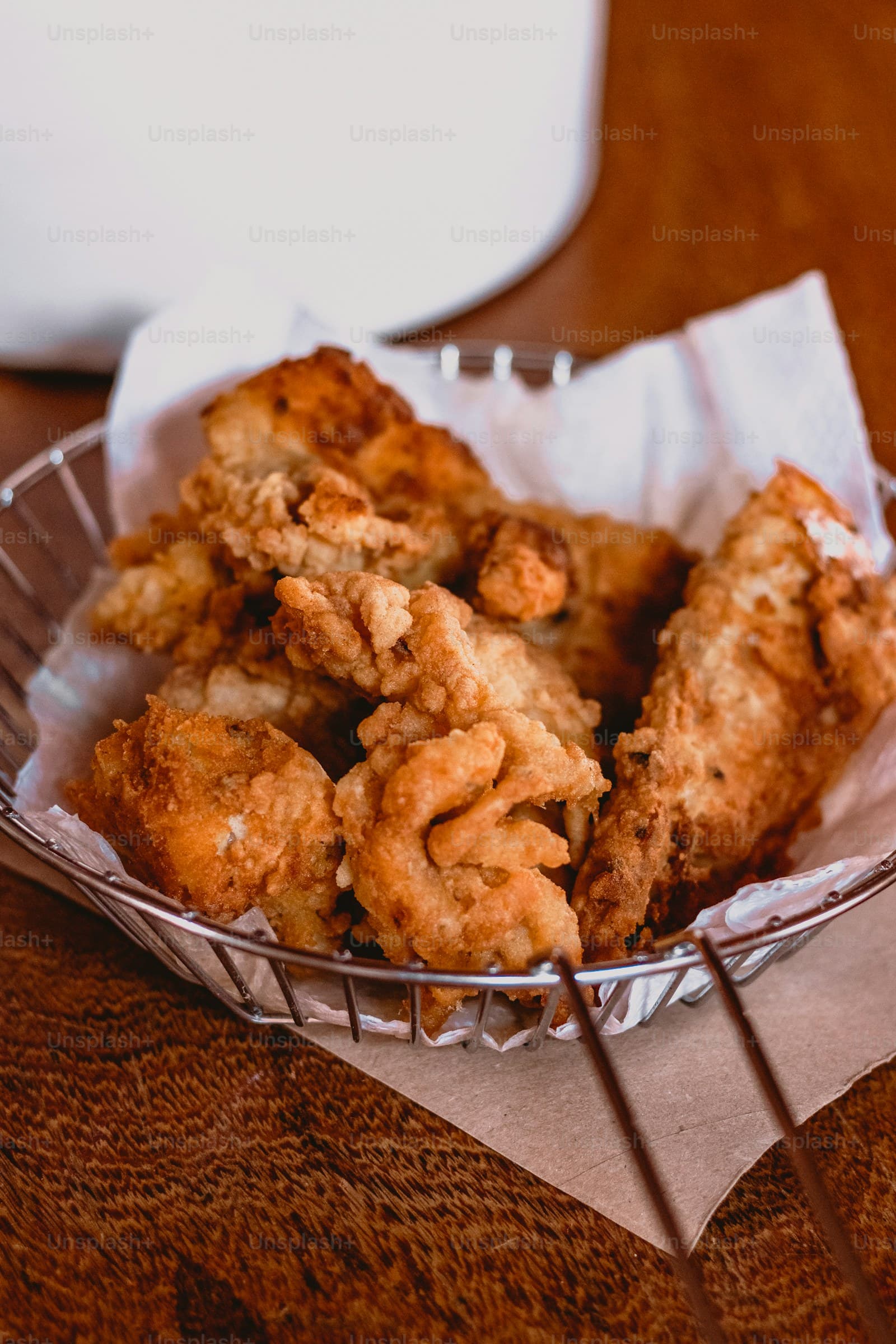 Fried Seafood representative serving